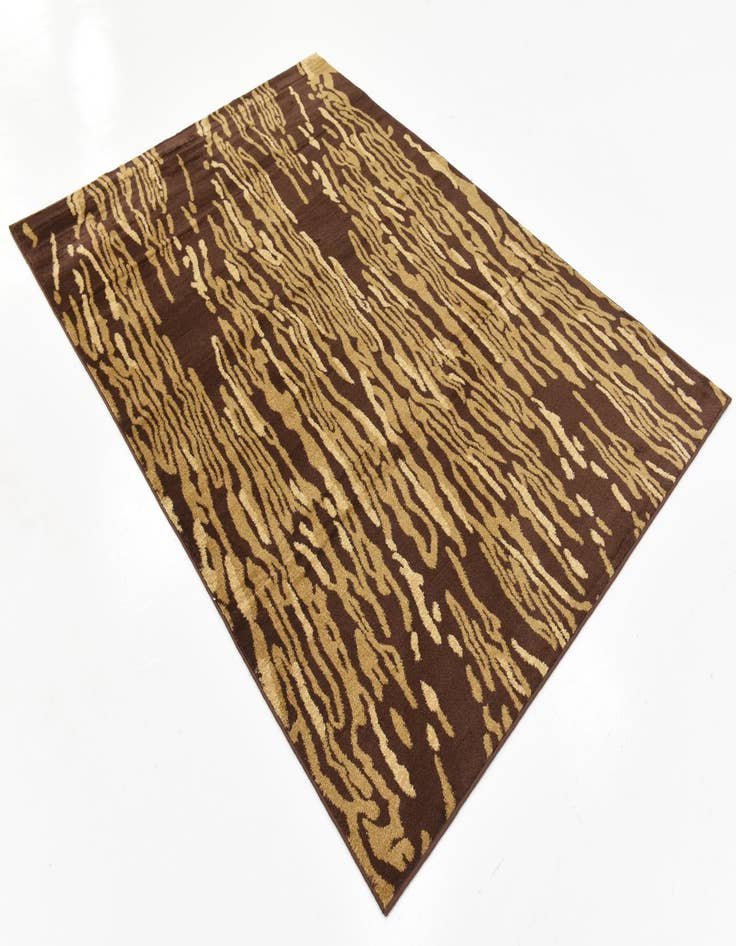 Detail image of  5' 3 x 7' 6 Reproduction Gabbeh Rug