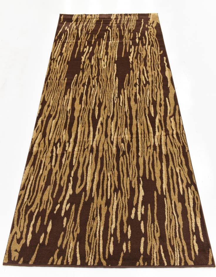 Detail image of  5' 3 x 7' 6 Reproduction Gabbeh Rug