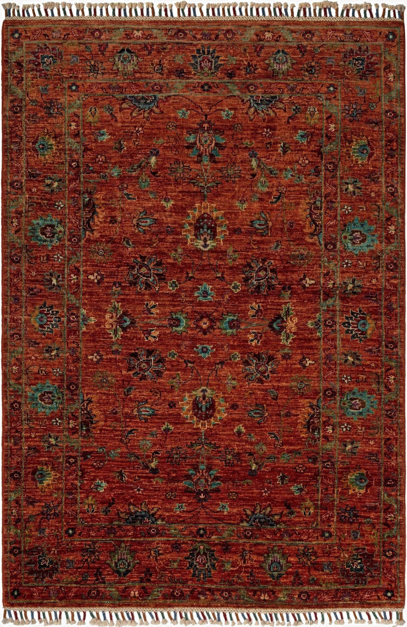  4' 2 x 6' Samarkand Wool Rug