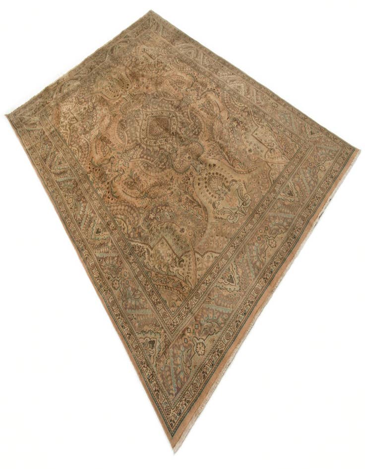 Detail image of  8' 2 x 11' 2  Hand Knotted Sarough Persian Wool Rug