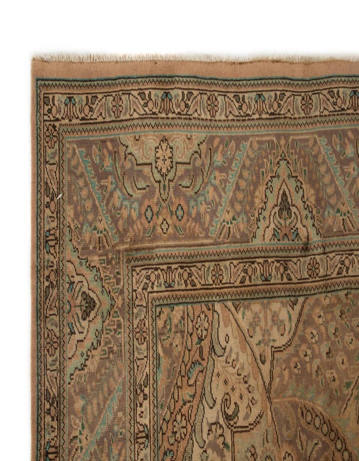 Detail image of  8' 2 x 11' 2  Hand Knotted Sarough Persian Wool Rug