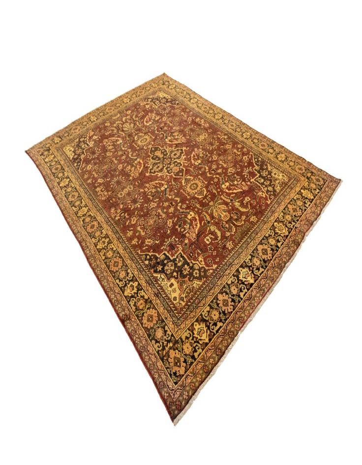 Detail image of  8' 9 x 12' 1  Hand Knotted Sarough Persian Wool Rug