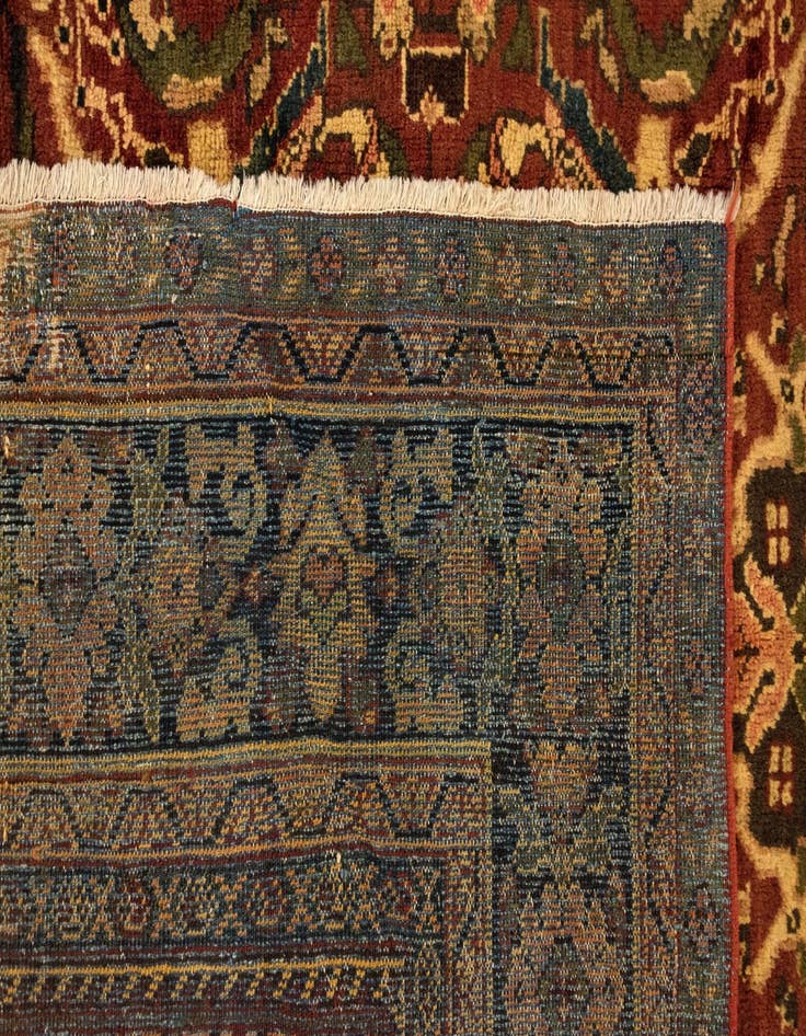 Detail image of  8' 9 x 12' 1  Hand Knotted Sarough Persian Wool Rug