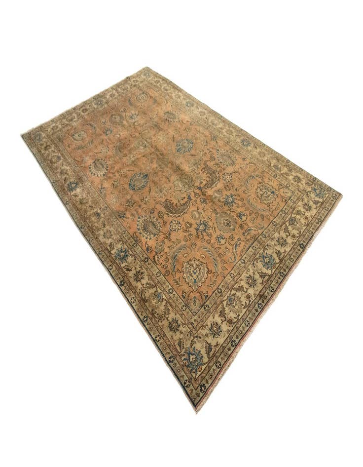 Detail image of  7' 7 x 11' 5  Hand Knotted Sarough Persian Wool Rug