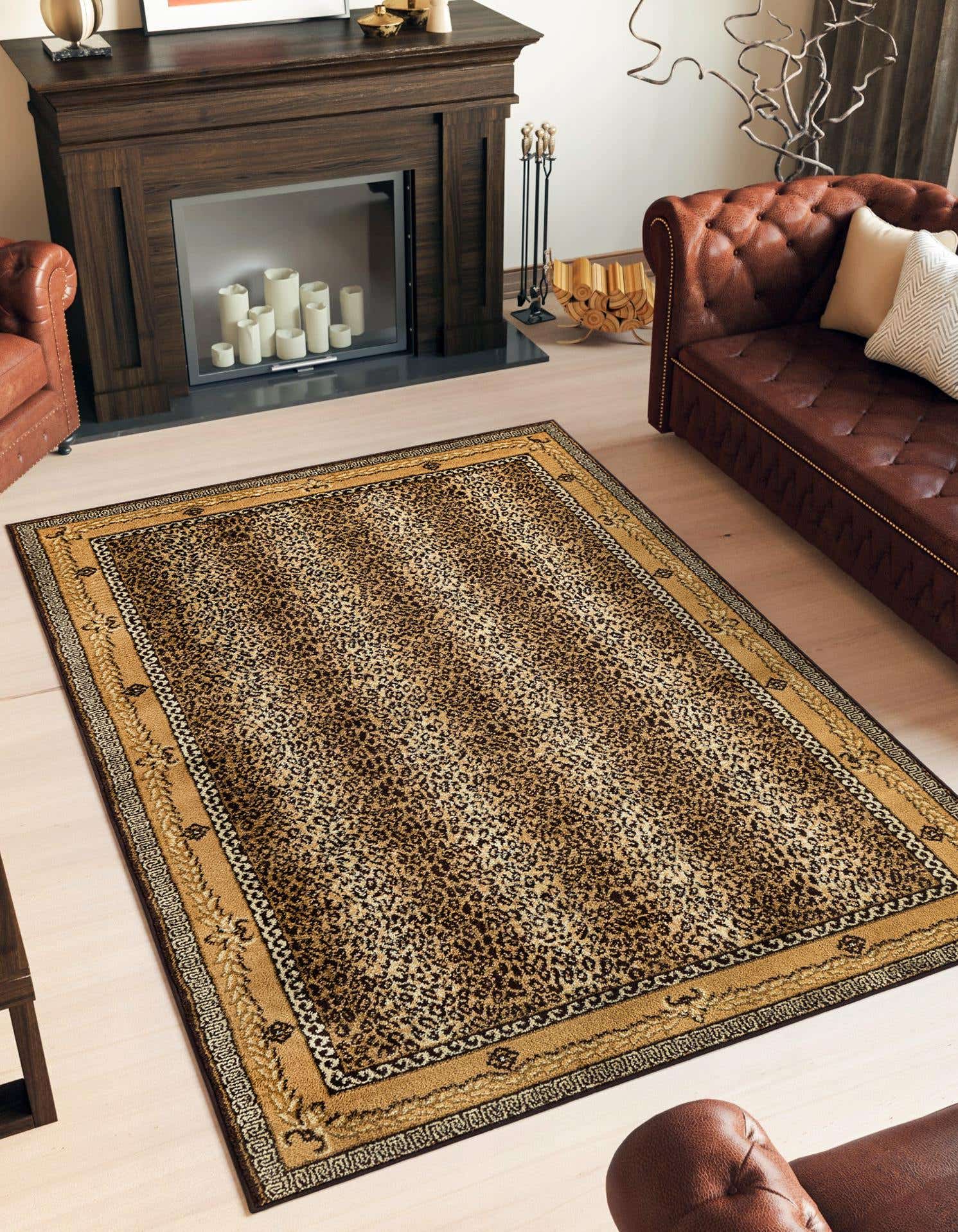 Brown 6' 1 x 9' Savannah Rug | Rugs.com