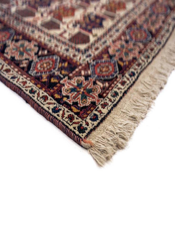 Detail image of  4' 11 x 6' 5  Hand Knotted Shahrebabek Wool Rug