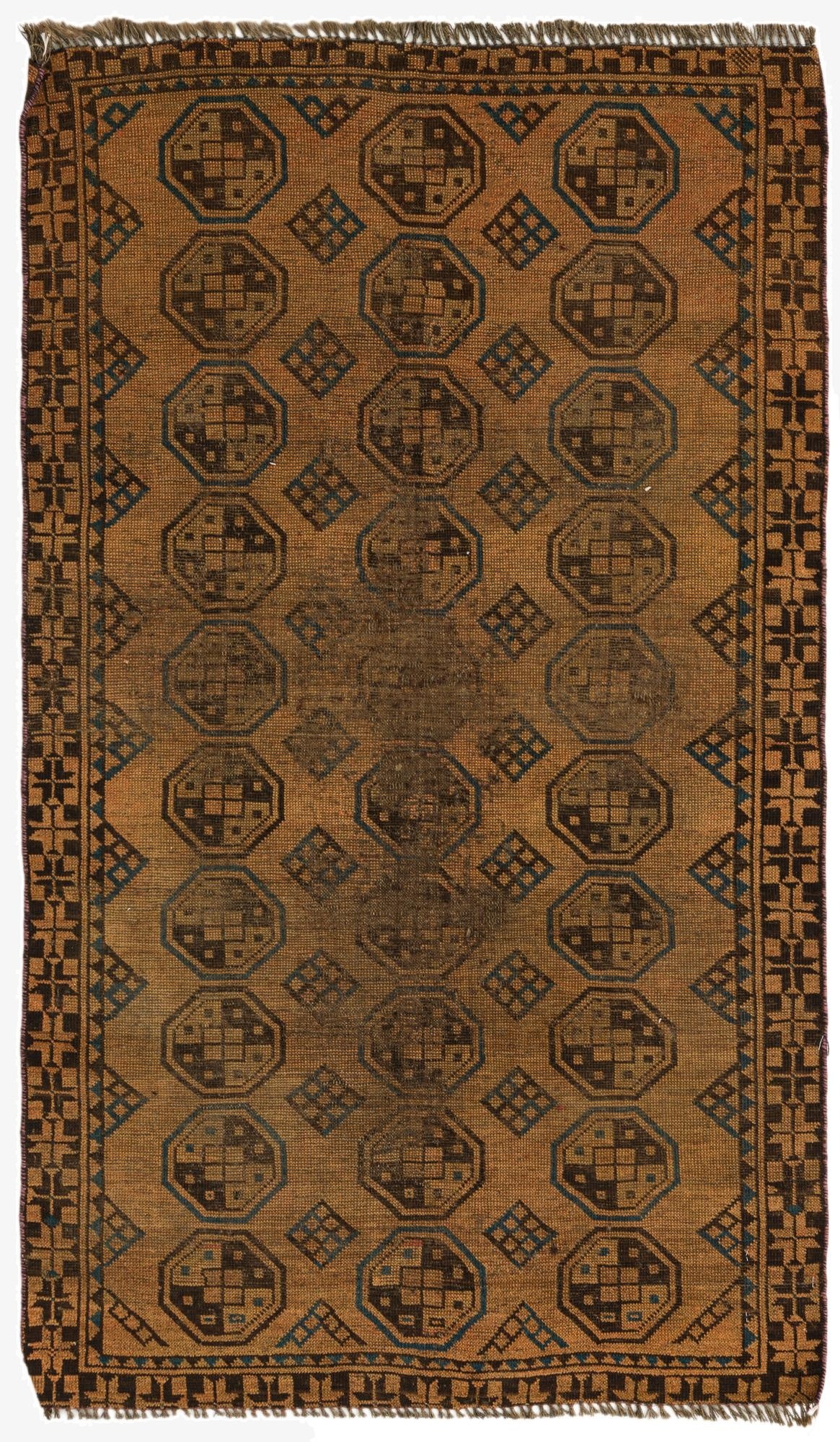  3' x 5' 3  Hand Knotted Shiraz Persian Wool Rug