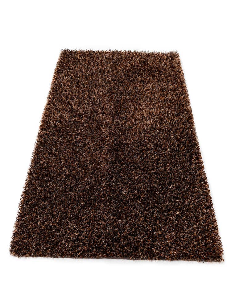 Detail image of  5' 1 x 6' 7  Hand Knotted Solid Shag Rug