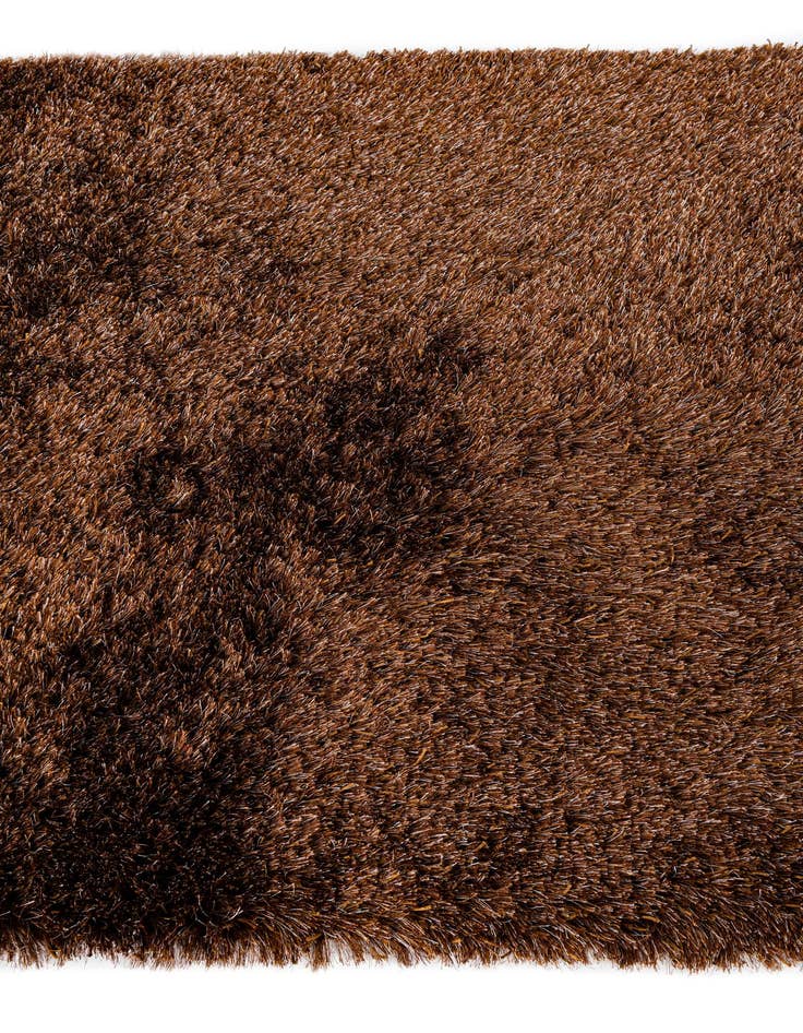 Detail image of  5' x 6' 7  Hand Knotted Solid Shag Rug