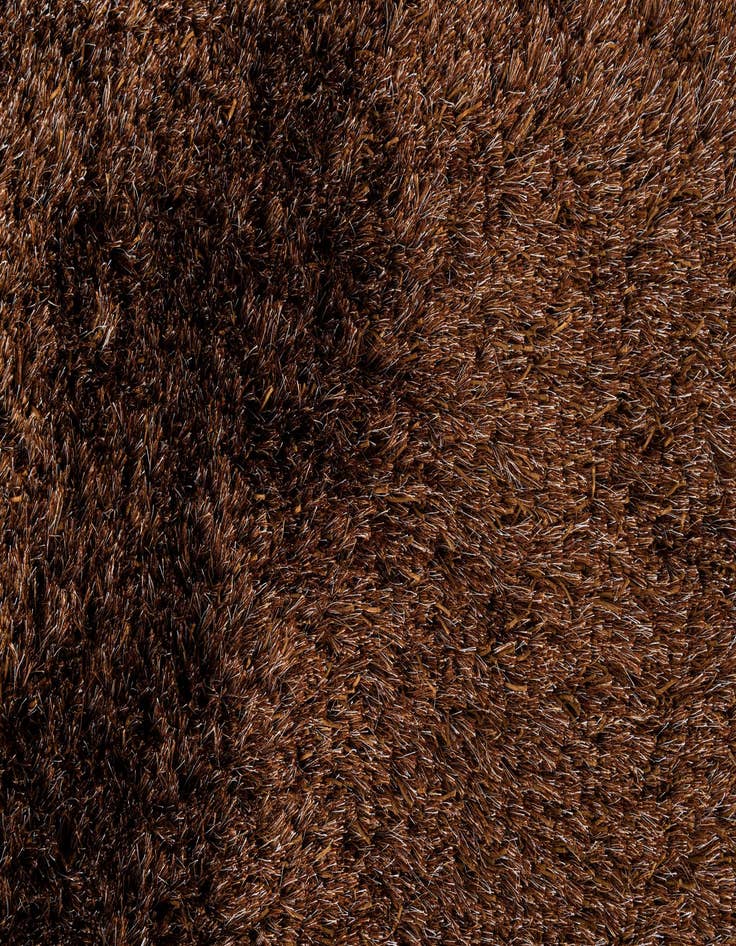 Detail image of  5' x 6' 7  Hand Knotted Solid Shag Rug