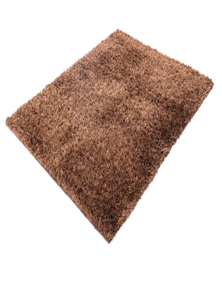 Detail image of  5' 2 x 6' 7  Hand Knotted Solid Shag Rug