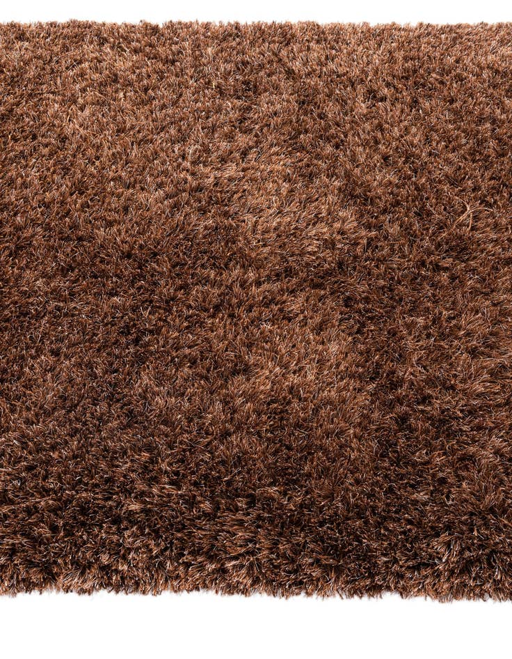 Detail image of  5' 2 x 6' 7  Hand Knotted Solid Shag Rug