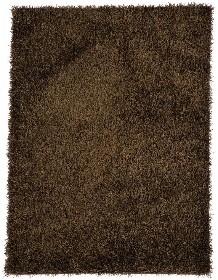 Detail image of  5' 2 x 6' 8  Hand Knotted Solid Shag Oriental Rug