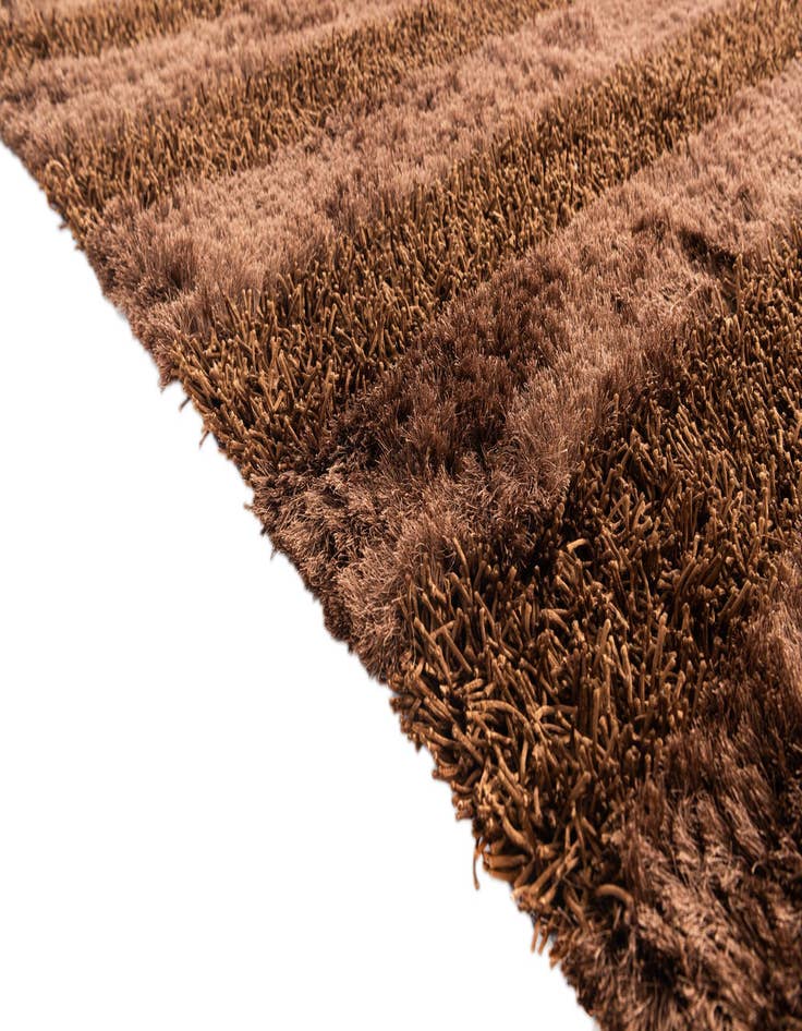 Detail image of  5' x 6' 7  Hand Knotted Solid Shag Oriental Rug