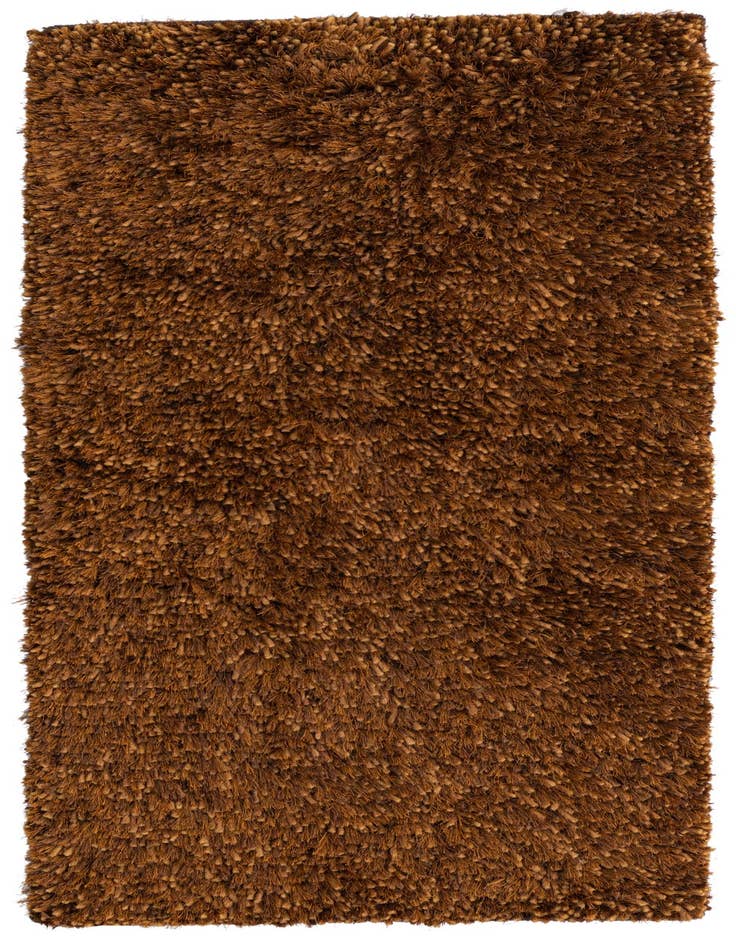 Detail image of  2' 5 x 5' Solid Shag Rug