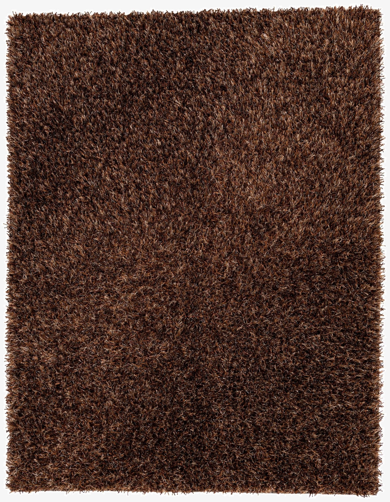  5' 1 x 6' 7  Hand Knotted Solid Shag Rug