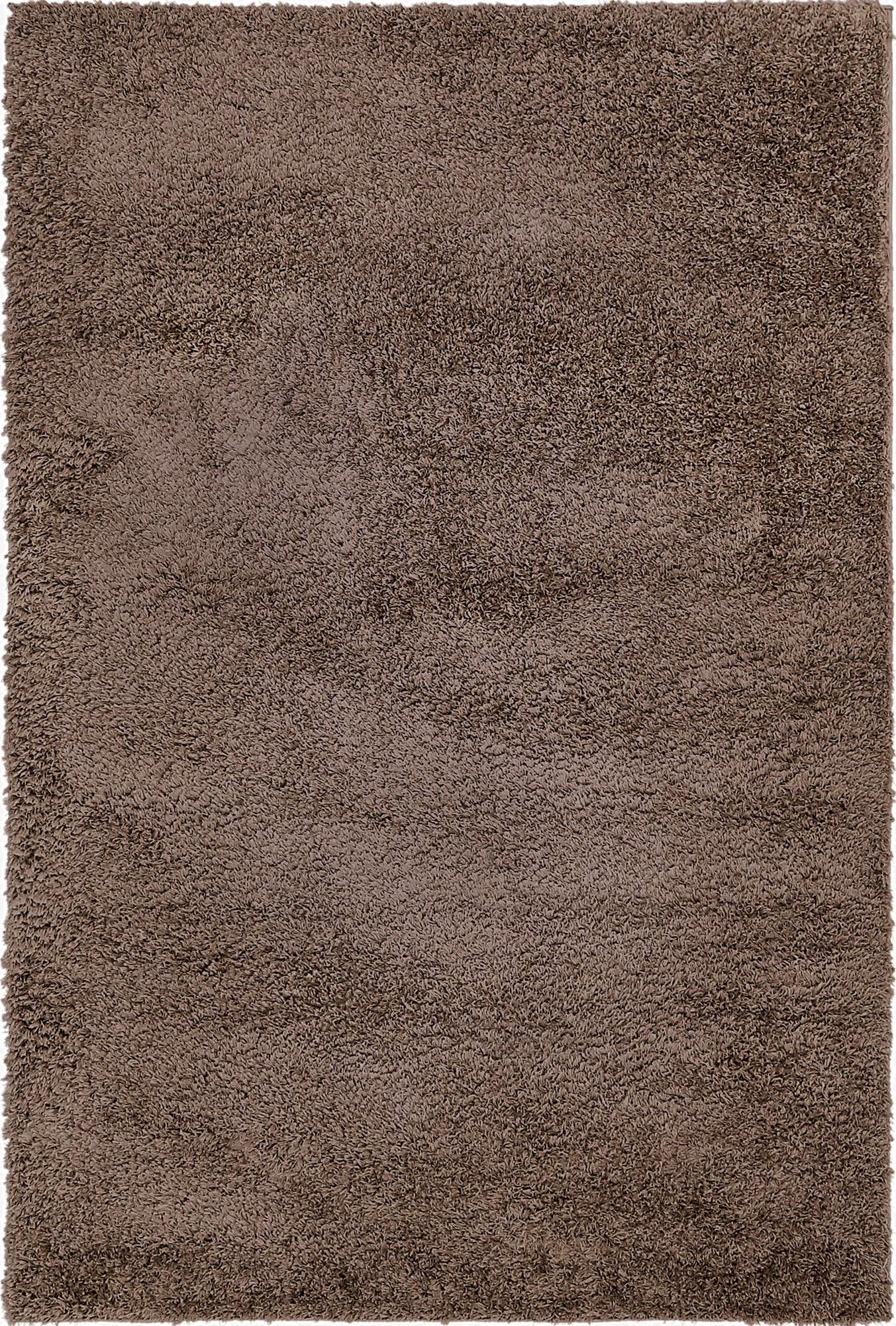  4' x 6' Solid Shag Rug