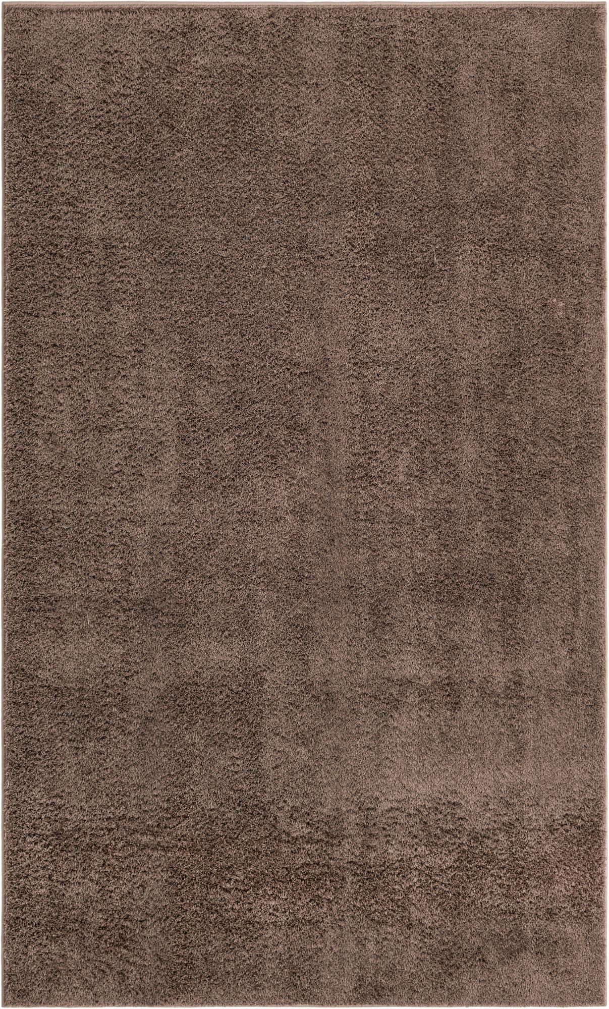  5' x 8' Solid Shag Rug