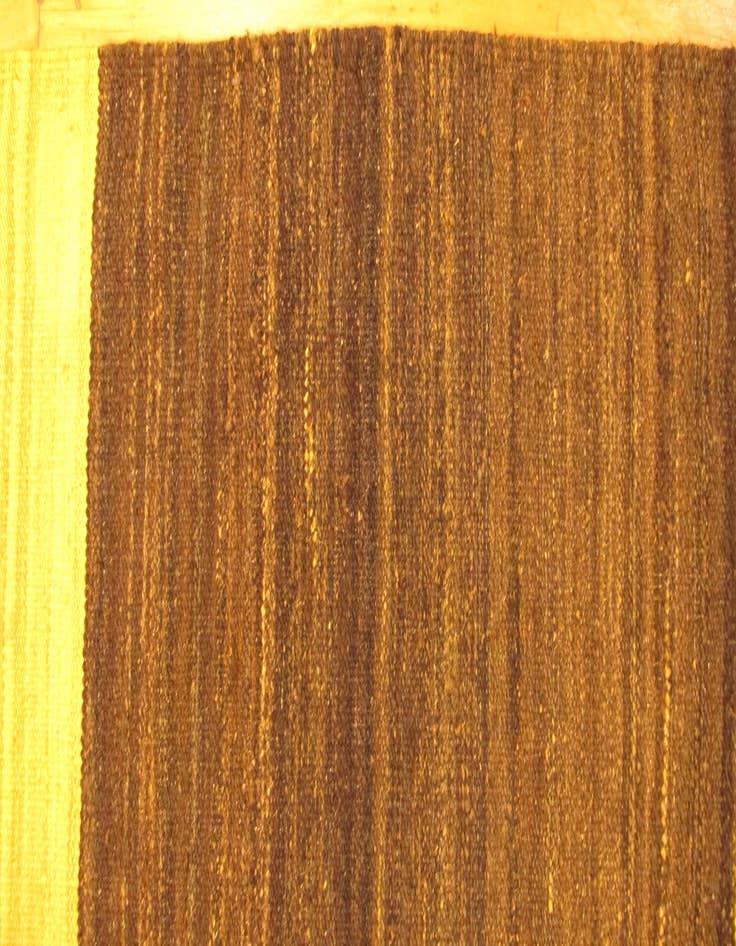 Detail image of  4' 10 x 6' 8  Hand Woven Striped Modern Kilim Wool Rug