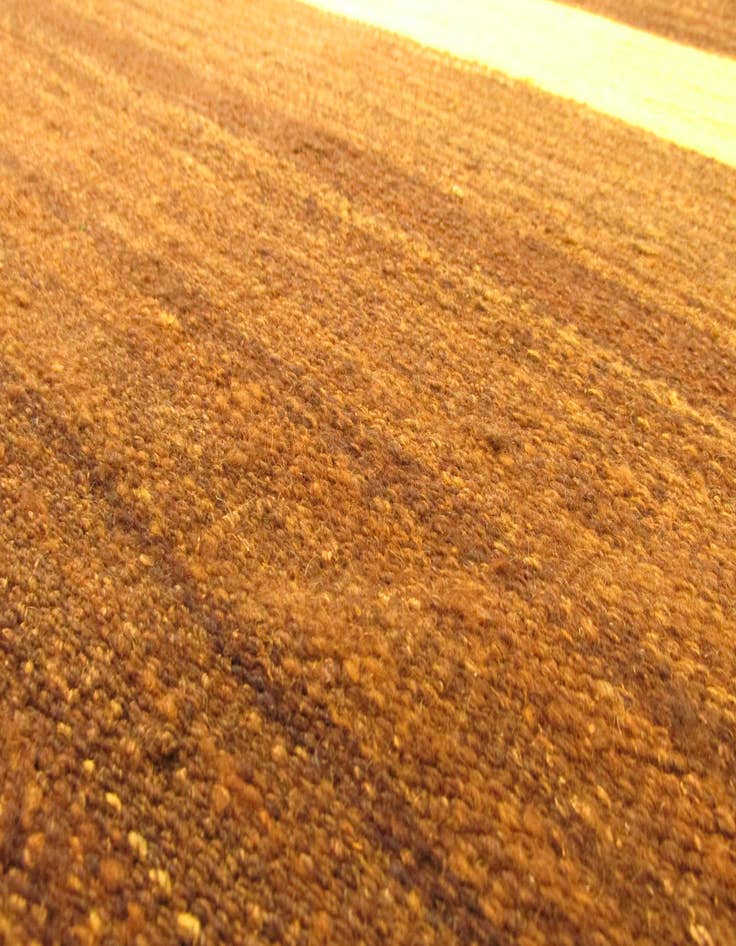 Detail image of  4' 10 x 6' 8  Hand Woven Striped Modern Kilim Wool Rug