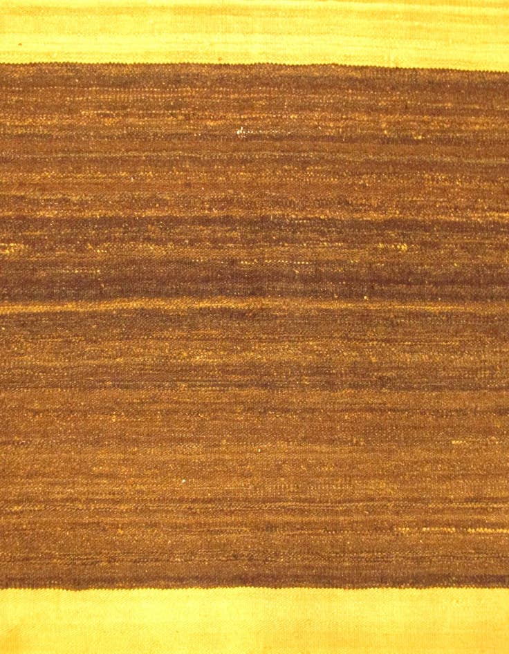 Detail image of  4' 10 x 6' 8  Hand Woven Striped Modern Kilim Wool Rug