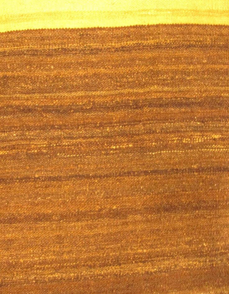 Detail image of  4' 10 x 6' 8  Hand Woven Striped Modern Kilim Wool Rug