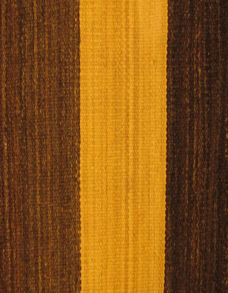 Detail image of  4' 10 x 6' 8  Hand Woven Striped Modern Kilim Wool Rug