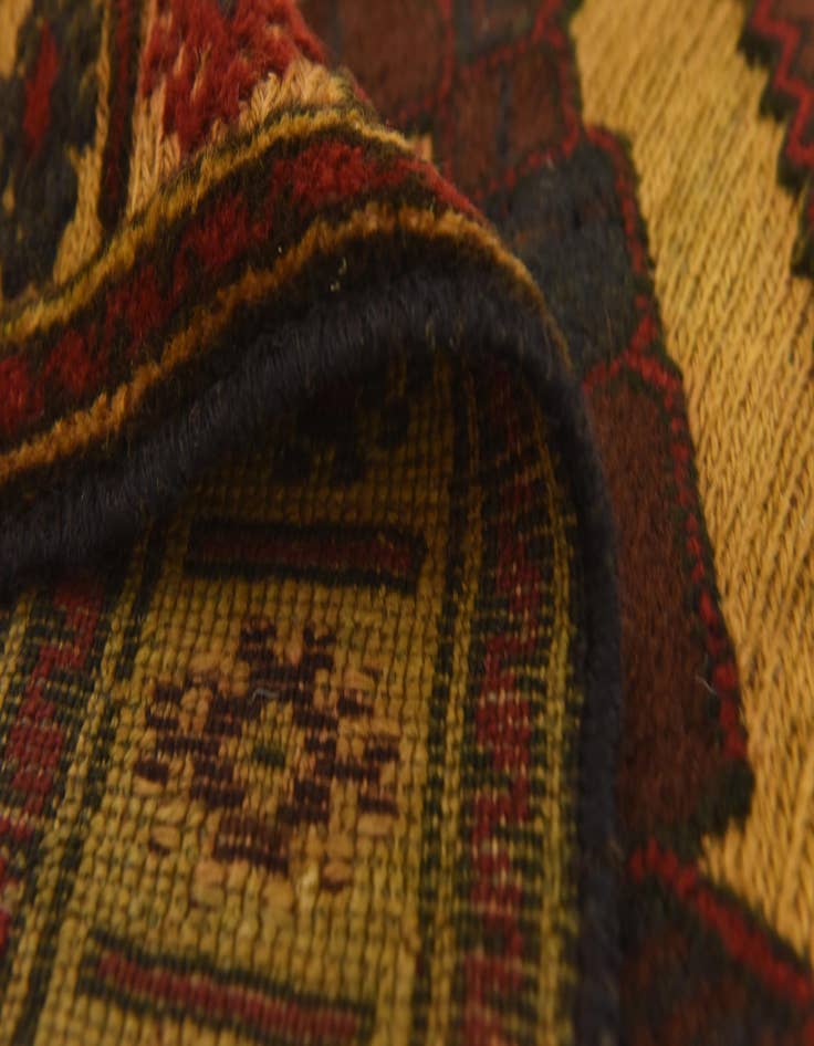 Detail image of  3' x 4'  Hand Knotted Sumak Wool Rug