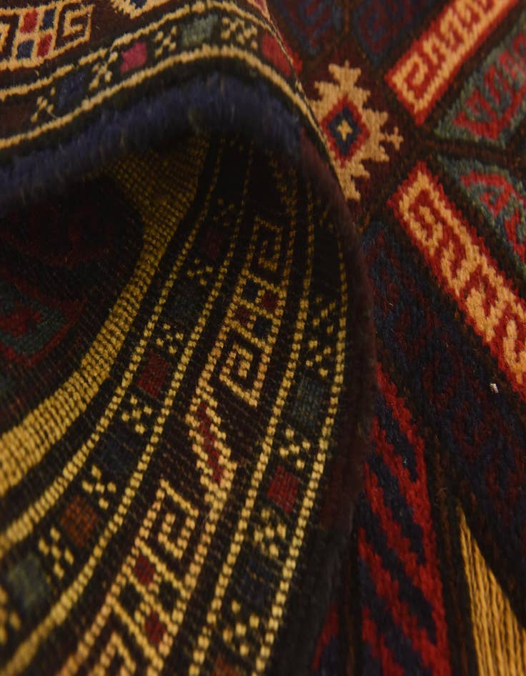 Detail image of  2' 8 x 4' 3  Hand Knotted Sumak Wool Rug