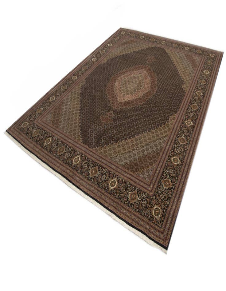 Detail image of  9' 11 x 12' 11 Tabriz Mahi Rug