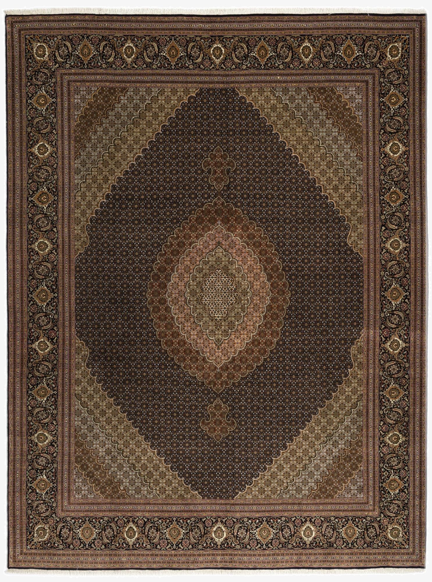  9' 11 x 12' 11 Tabriz Mahi Rug