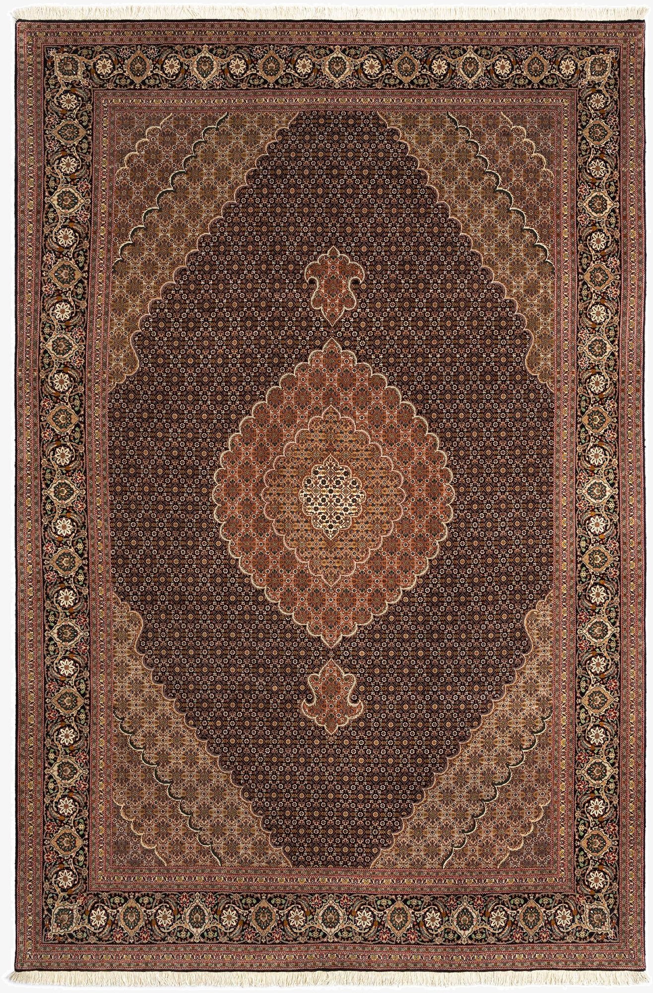  6' 8 x 10' 2 Tabriz Mahi Rug