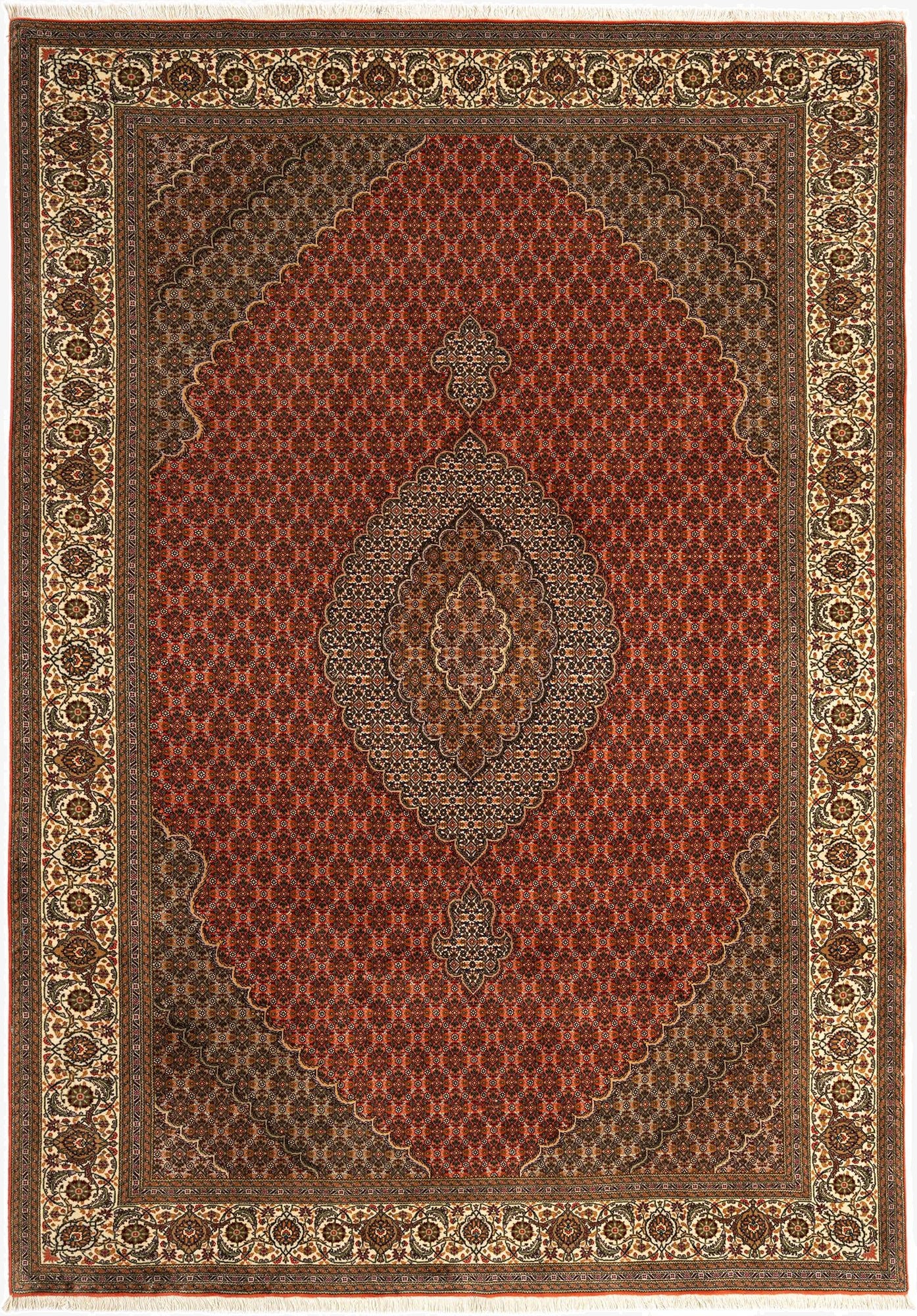  6' 6 x 9' 6 Tabriz Mahi Rug