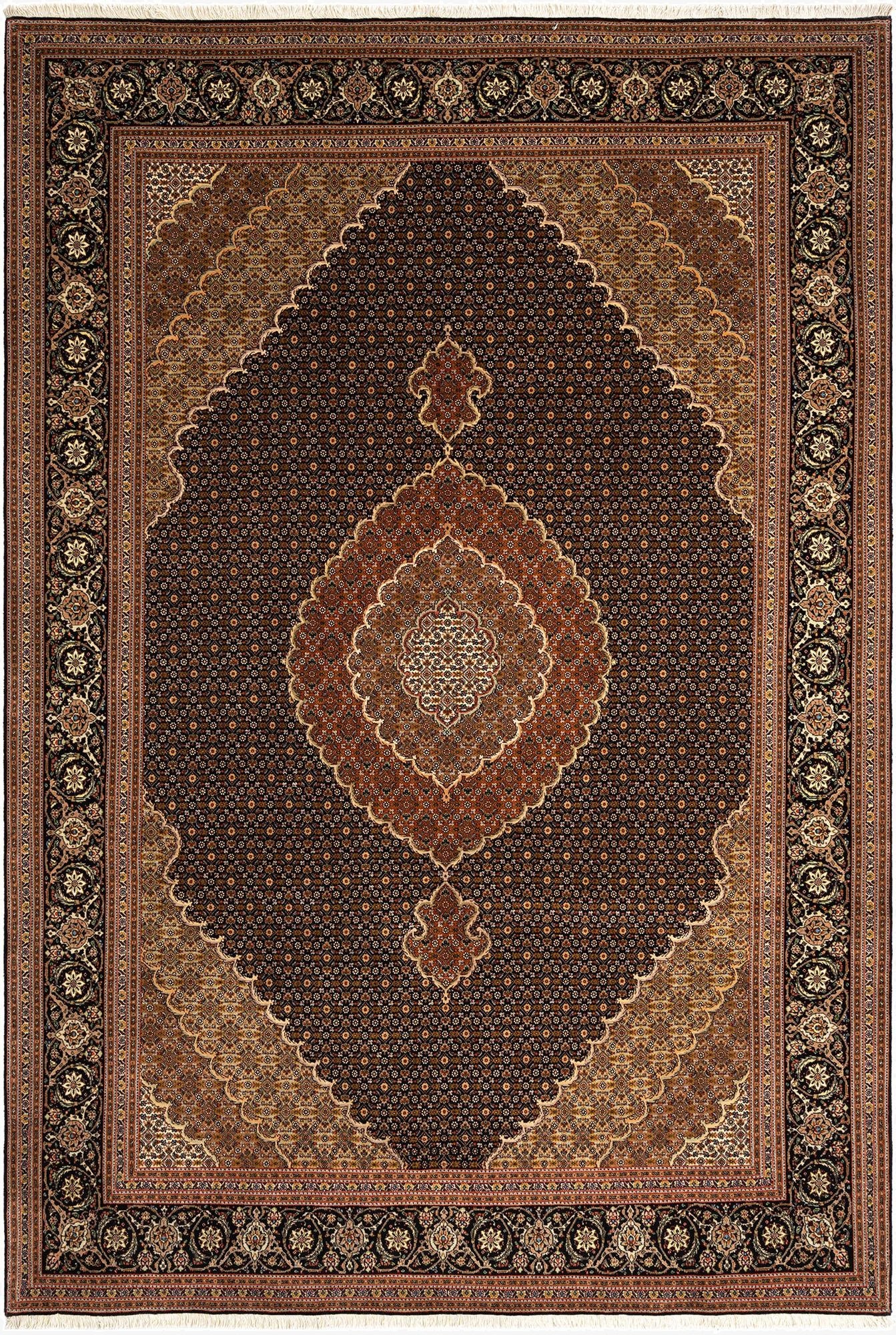  6' 11 x 10' Tabriz Mahi Rug
