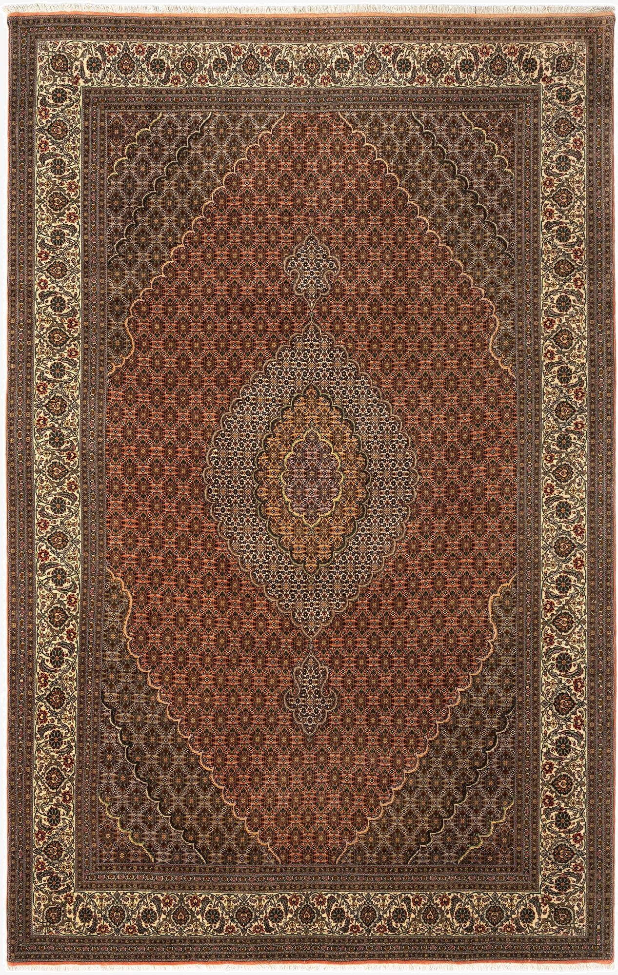  6' 8 x 10' 6 Tabriz Mahi Rug