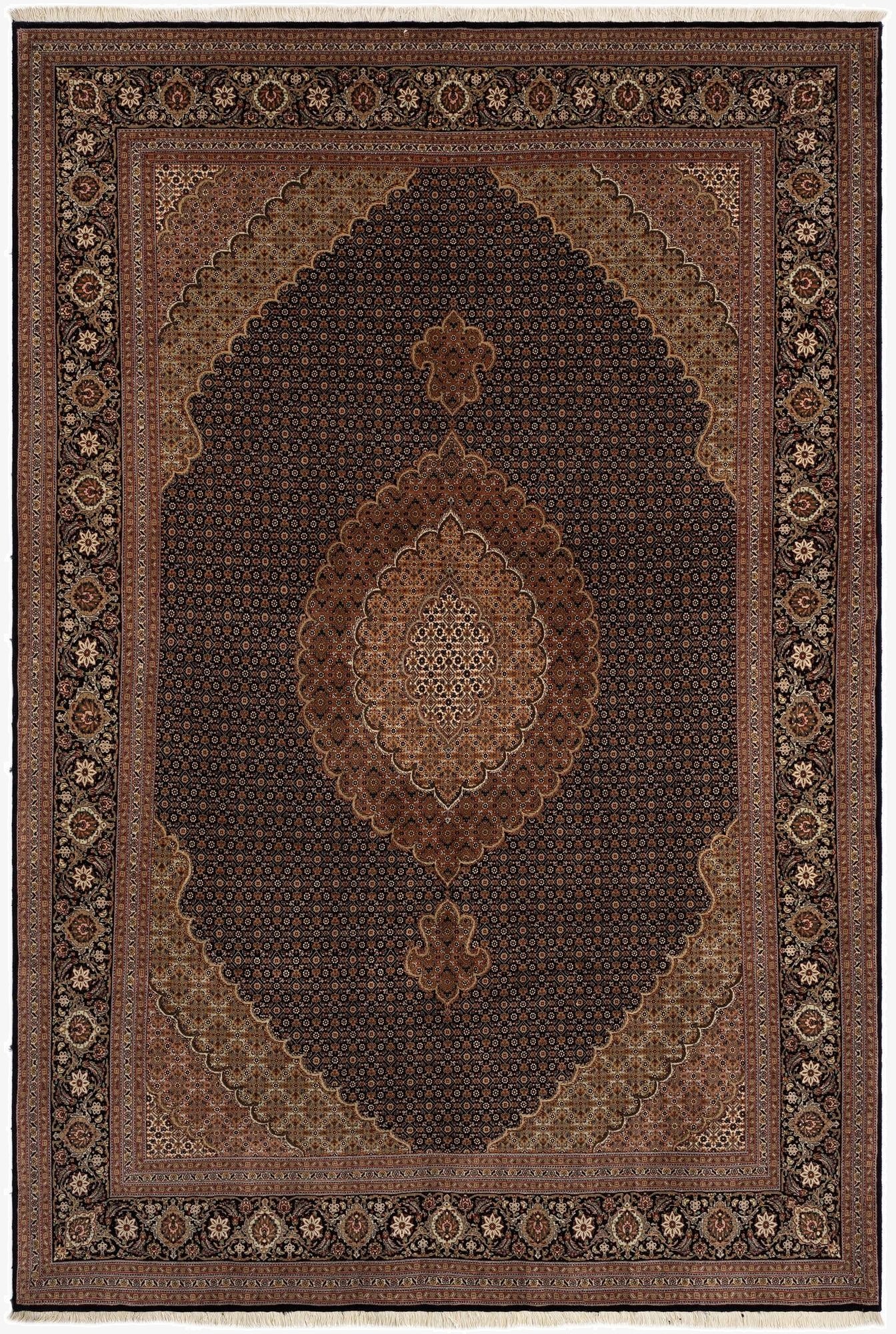  6' 10 x 9' 11 Tabriz Mahi Rug