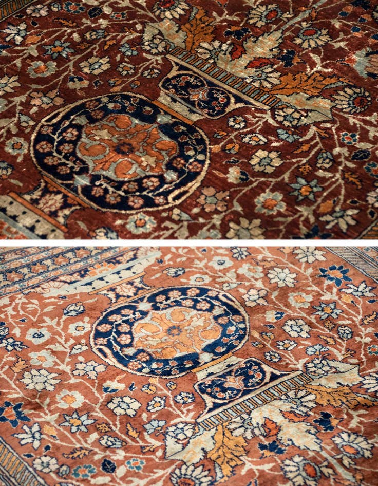 Detail image of  4' 2 x 5' 3 Tabriz Rug