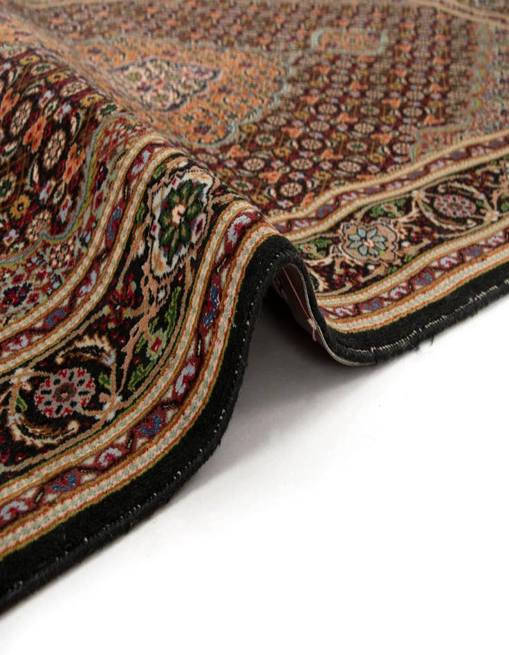 Detail image of  3' 3 x 4' 11  Hand Knotted Tabriz Persian Wool Rug