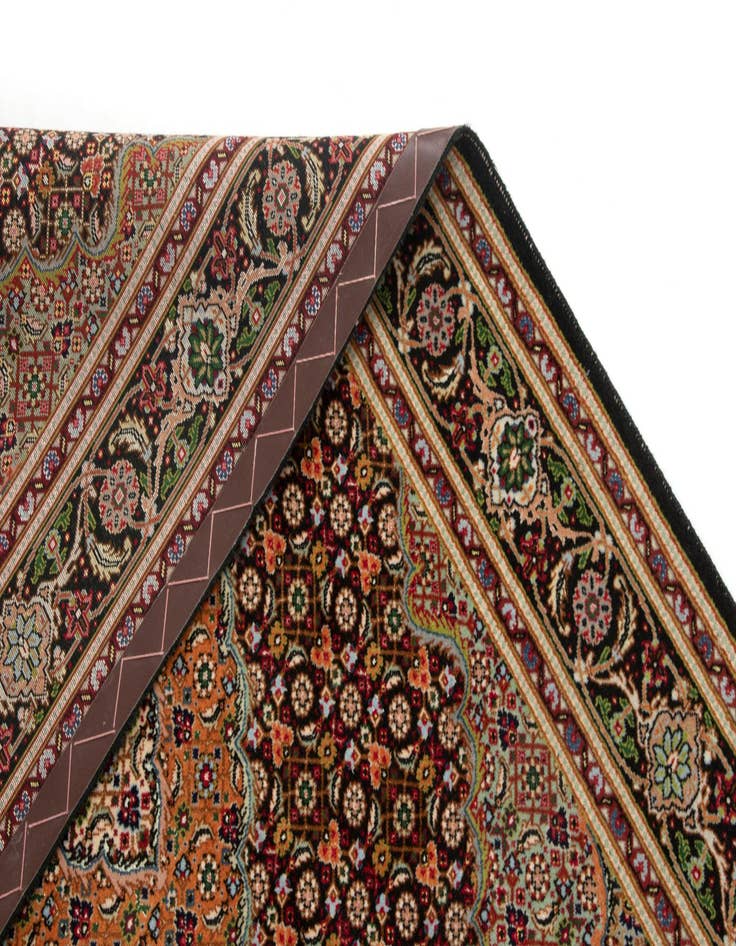 Detail image of  3' 3 x 4' 11  Hand Knotted Tabriz Persian Wool Rug