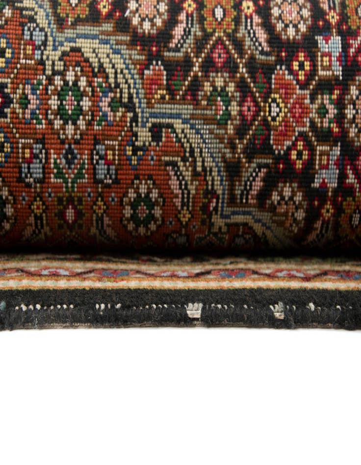 Detail image of  3' 3 x 4' 11  Hand Knotted Tabriz Persian Wool Rug