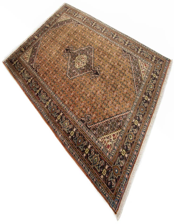 Detail image of  6' 6 x 9' 7  Hand Knotted Tabriz Persian Wool Rug