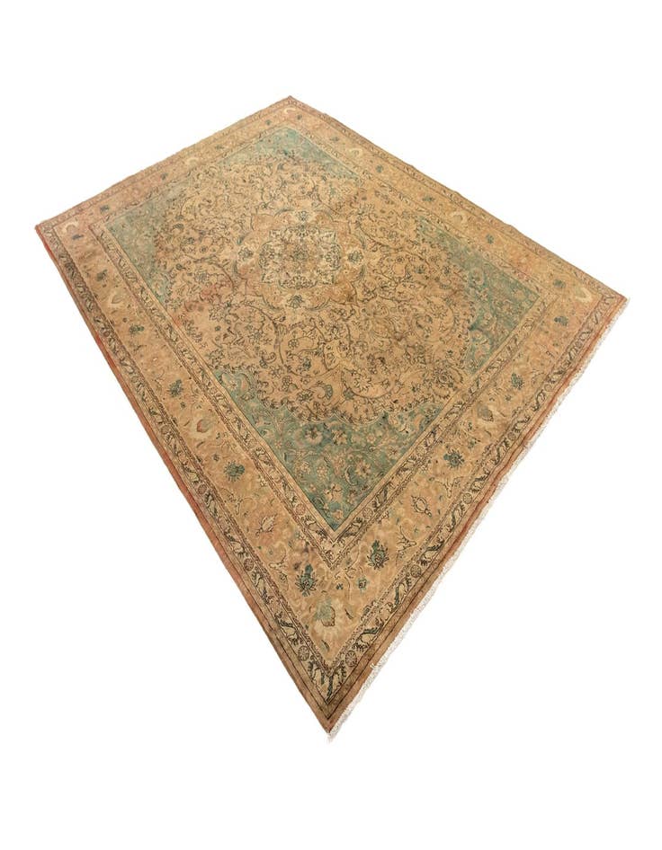 Detail image of  9' 10 x 13' 1 Tabriz Wool Rug