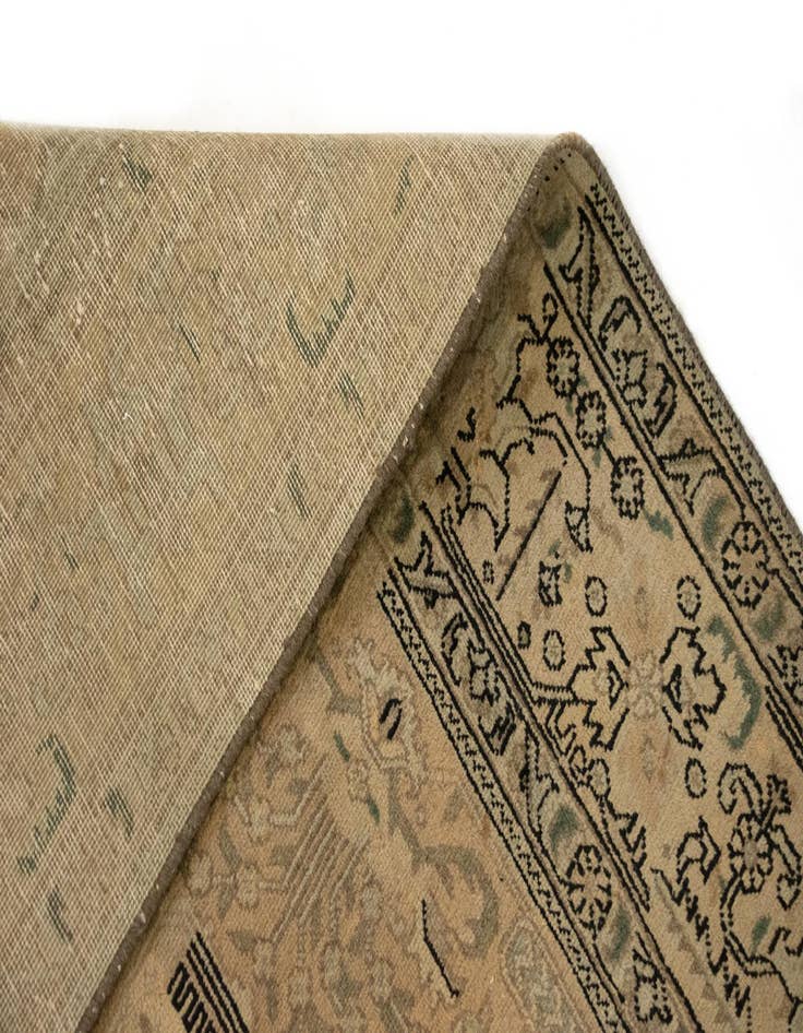 Detail image of  6' 4 x 9' 8  Hand Knotted Tabriz Persian Wool Rug