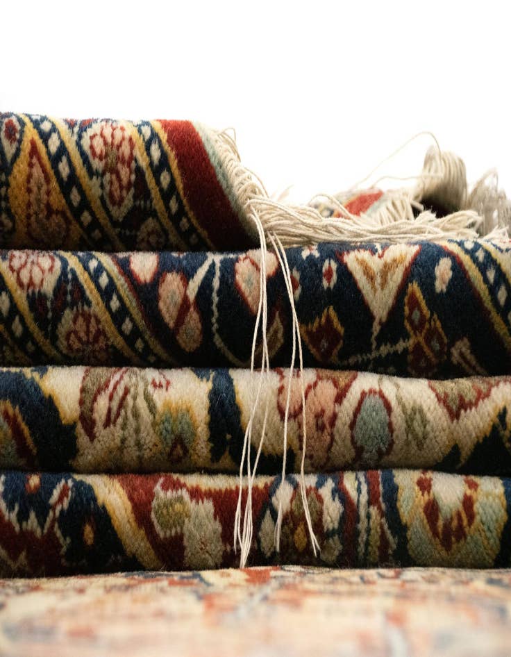 Detail image of  9' 4 x 12' 10  Hand Knotted Tabriz Persian Wool Rug