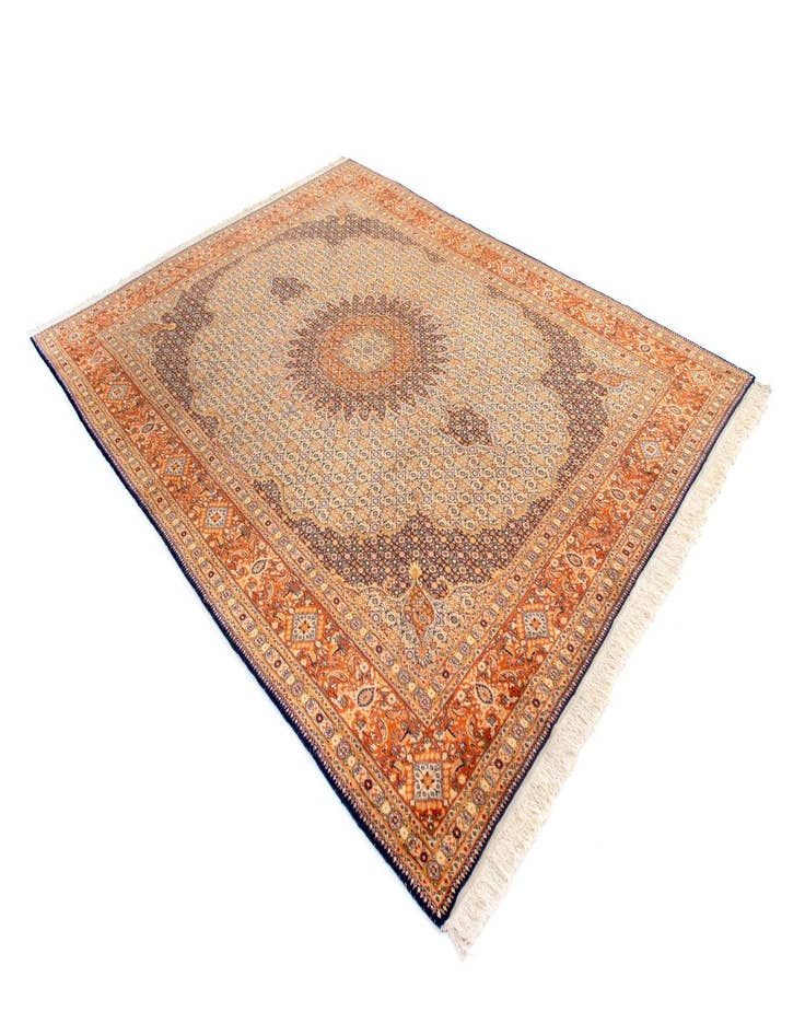 Detail image of  9' 10 x 12' 11  Hand Knotted Tabriz Persian Rug