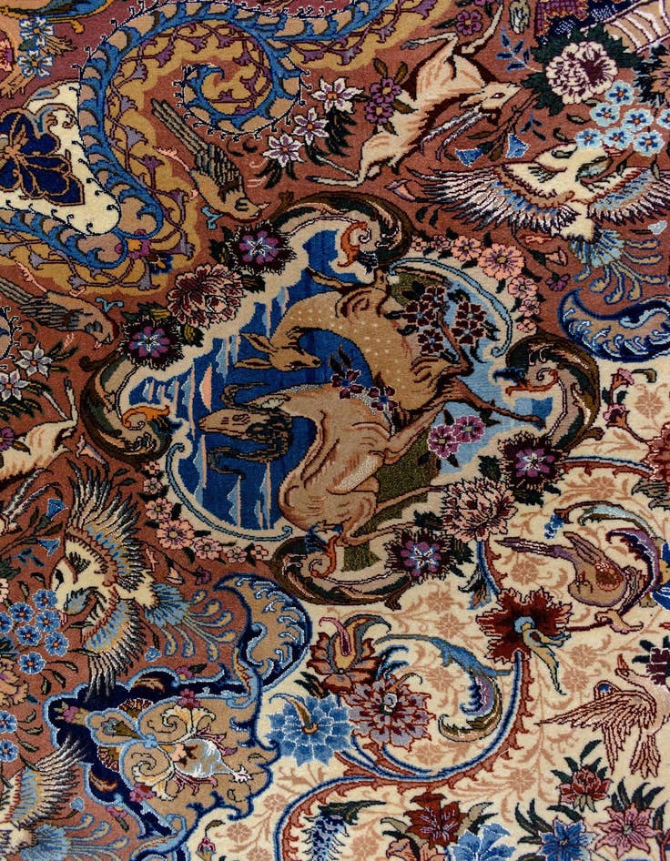 Detail image of  13' x 19' 9 Tabriz Rug