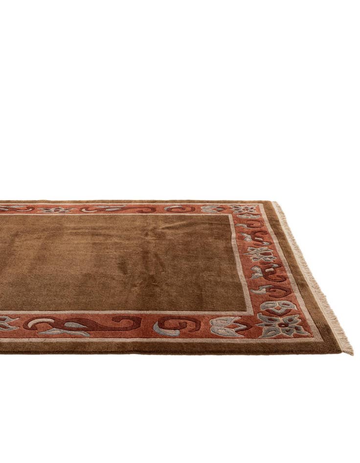 Detail image of  6' 8 x 10' 4  Hand Knotted Tibet Wool Rug