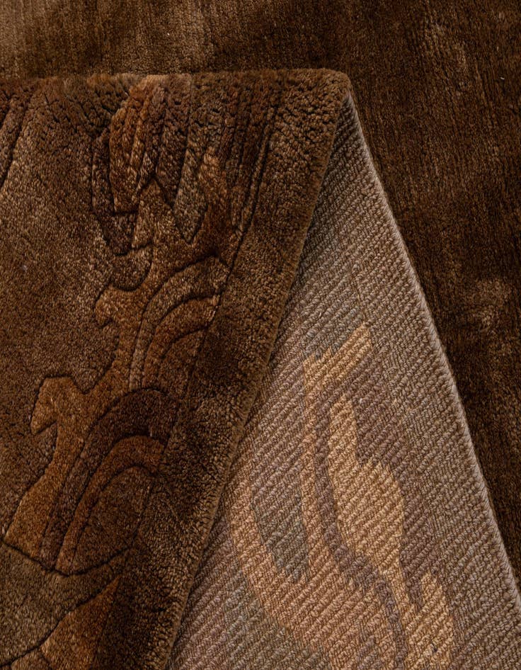 Detail image of  8' 2 x 10'  Hand Knotted Tibet Wool Rug