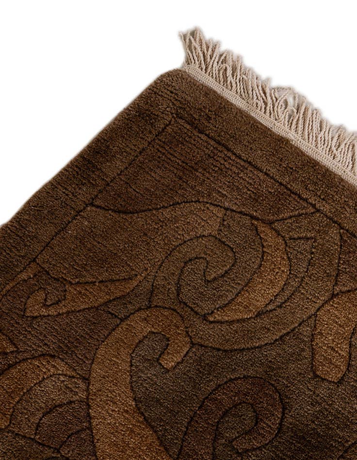 Detail image of  8' 2 x 10'  Hand Knotted Tibet Wool Rug