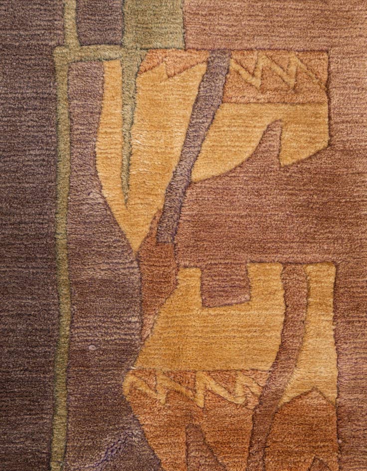 Detail image of  8' 2 x 10' 11  Hand Knotted Tibet Wool Rug